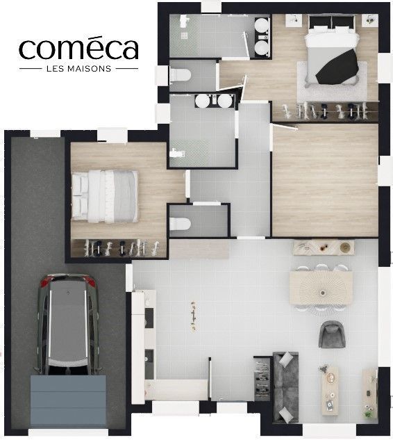Maison neuve 85 m² à Grues (85580)