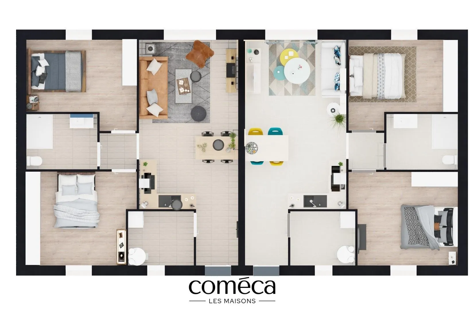 Maison neuve 110 m² à Saint-Cyr-en-Talmondais (85540)