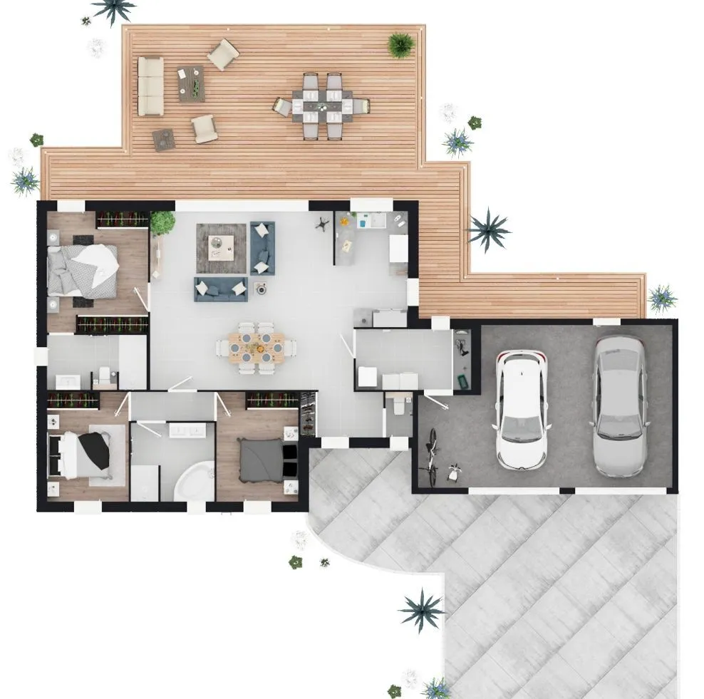 Maison neuve 108 m² à Saint-Jean-de-Monts (85160)