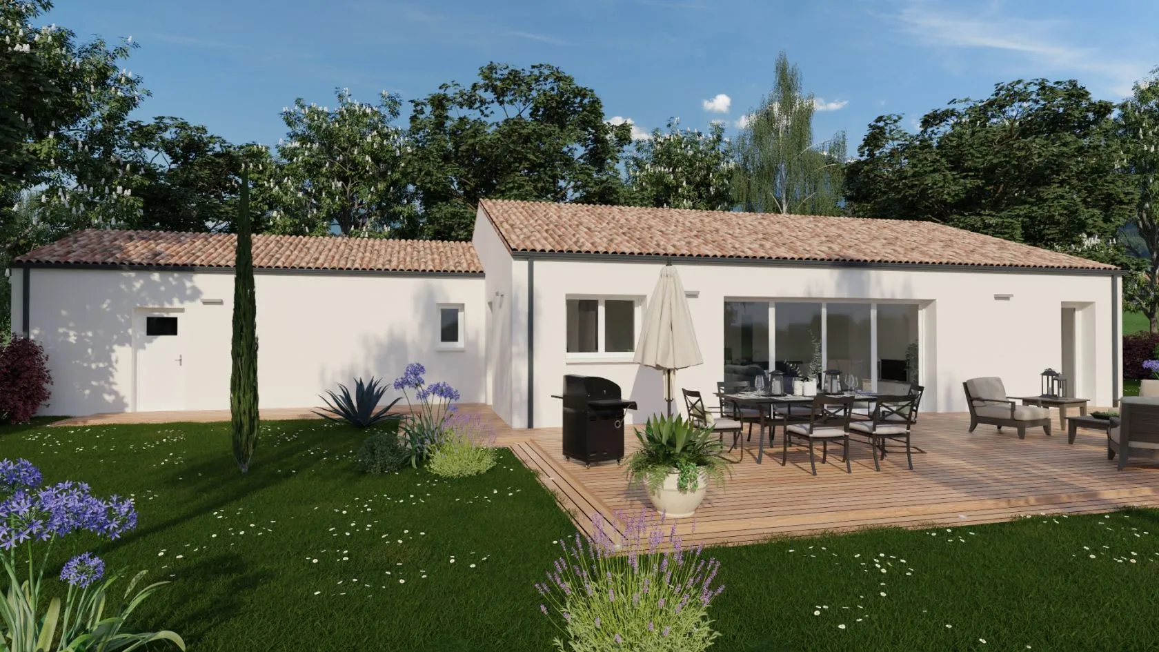 Maison neuve 108 m² à Saint-Jean-de-Monts (85160)