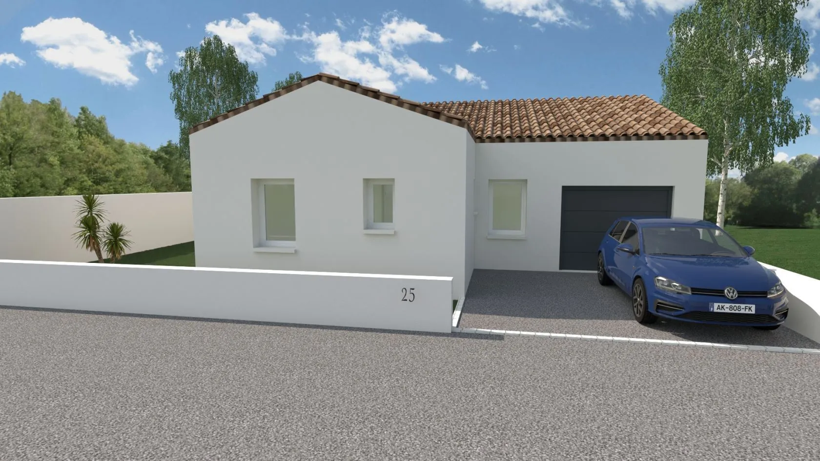 Maison neuve à Martinet