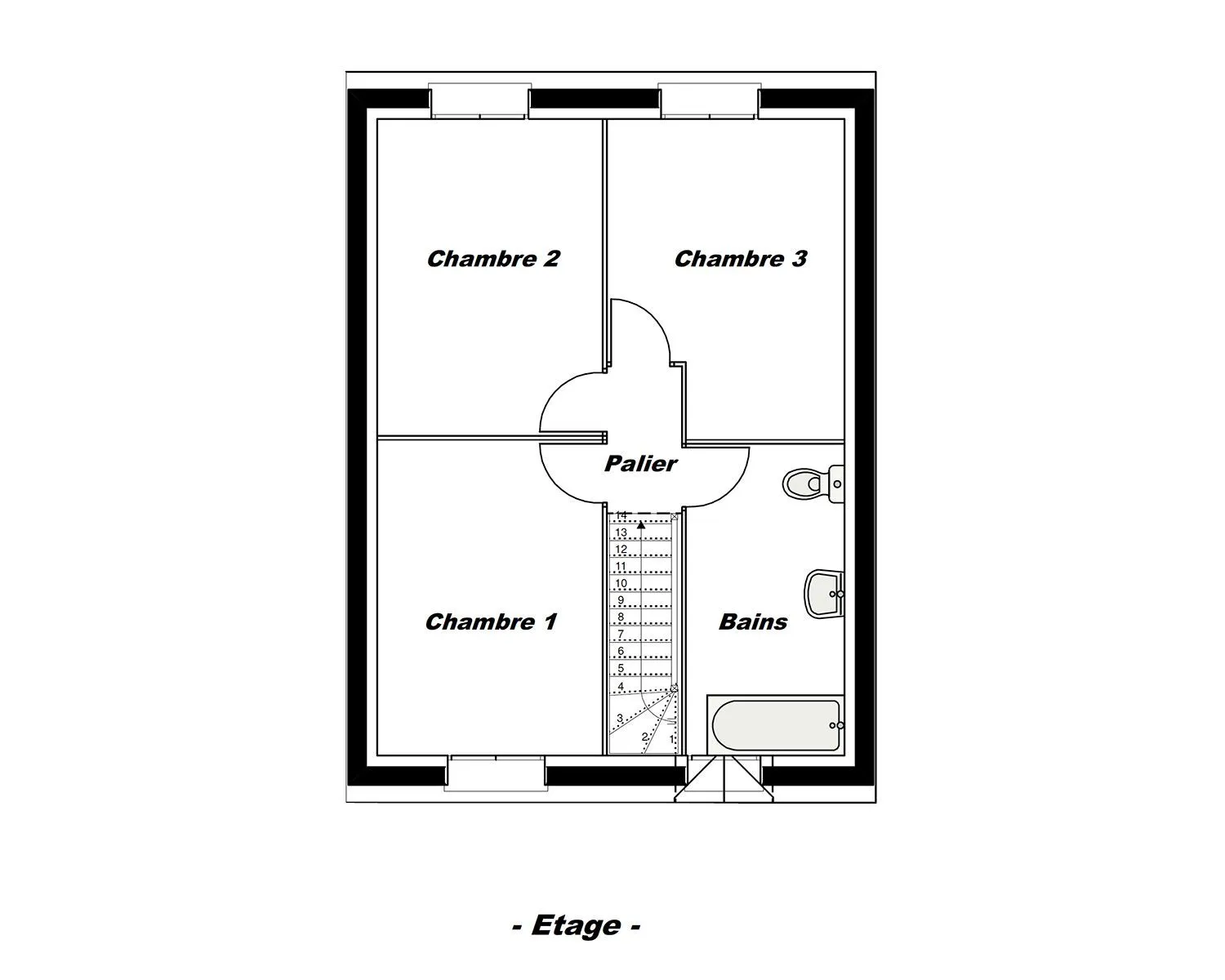 A-Neptune-R+1 85 T4 — modèle de maison