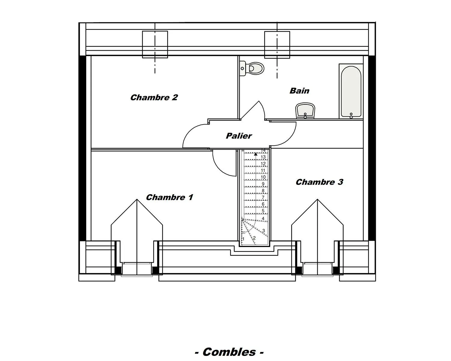 B-Eris-R+C 98 T6 — modèle de maison