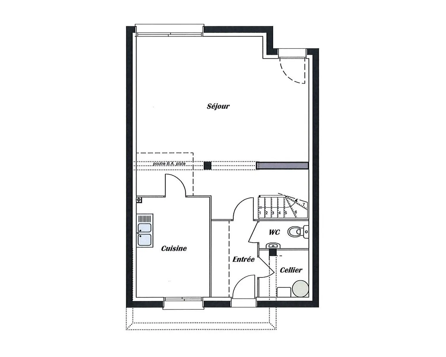 Emeraude-R+1 90 T4 — modèle de maison