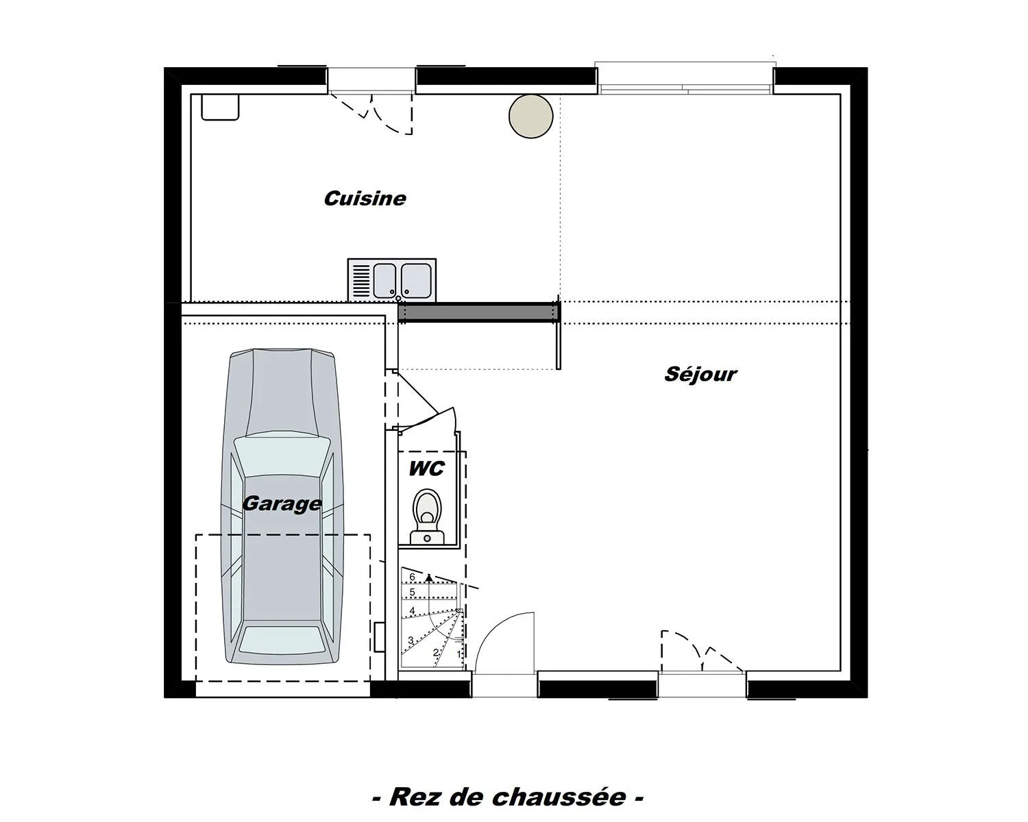A-Jupiter-R+C Gi 100 T6 - 2l — modèle de maison