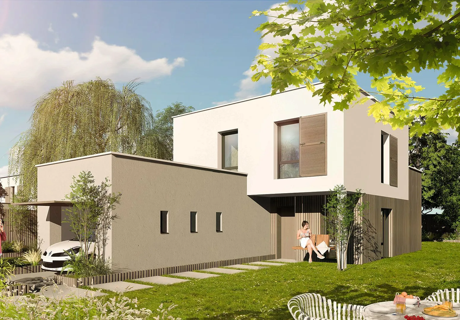 Maison neuve à Cocherel