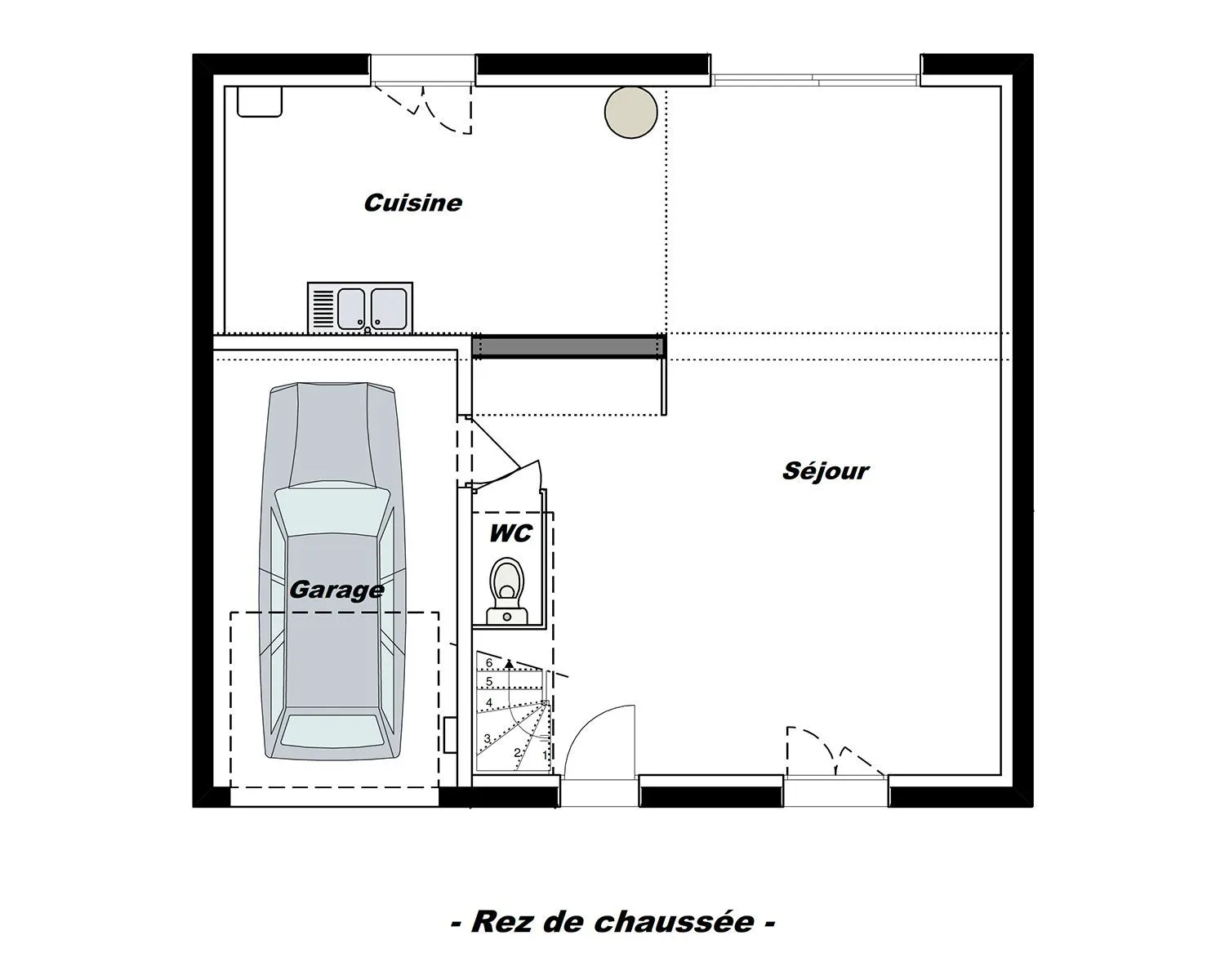 B-Jupiter-R+C Gi 100 T6 - 5cdt — modèle de maison