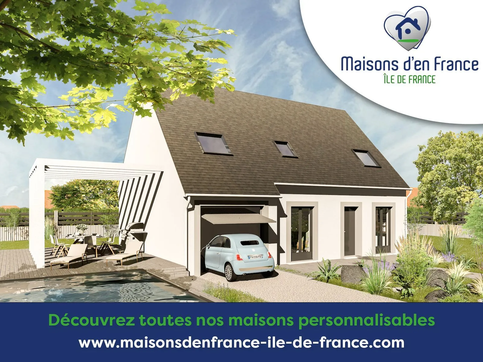 Maison neuve 90 m² à Saint-Michel-sur-Orge (91240)