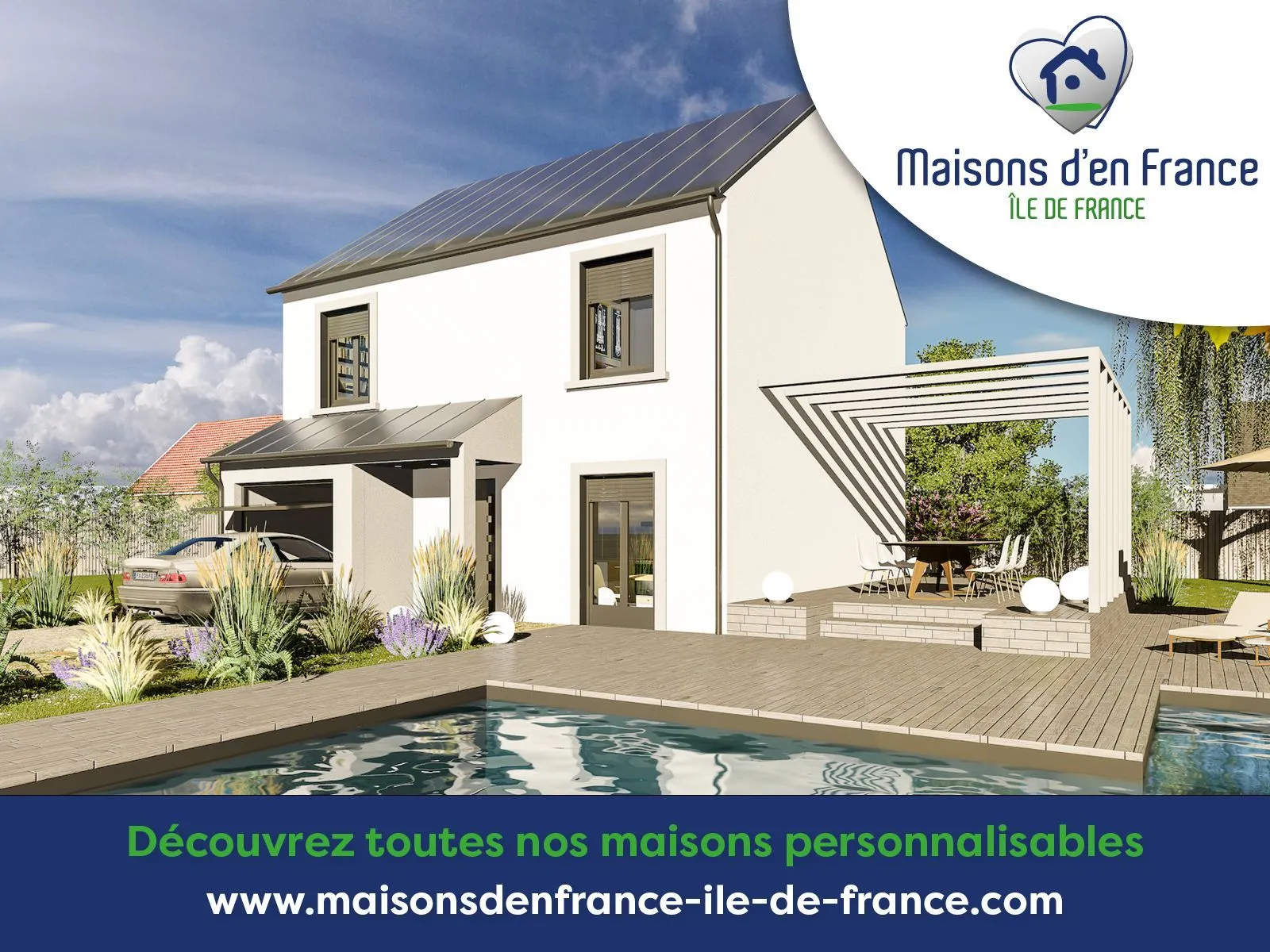Maison neuve 90 m² à Saint-Michel-sur-Orge (91240)