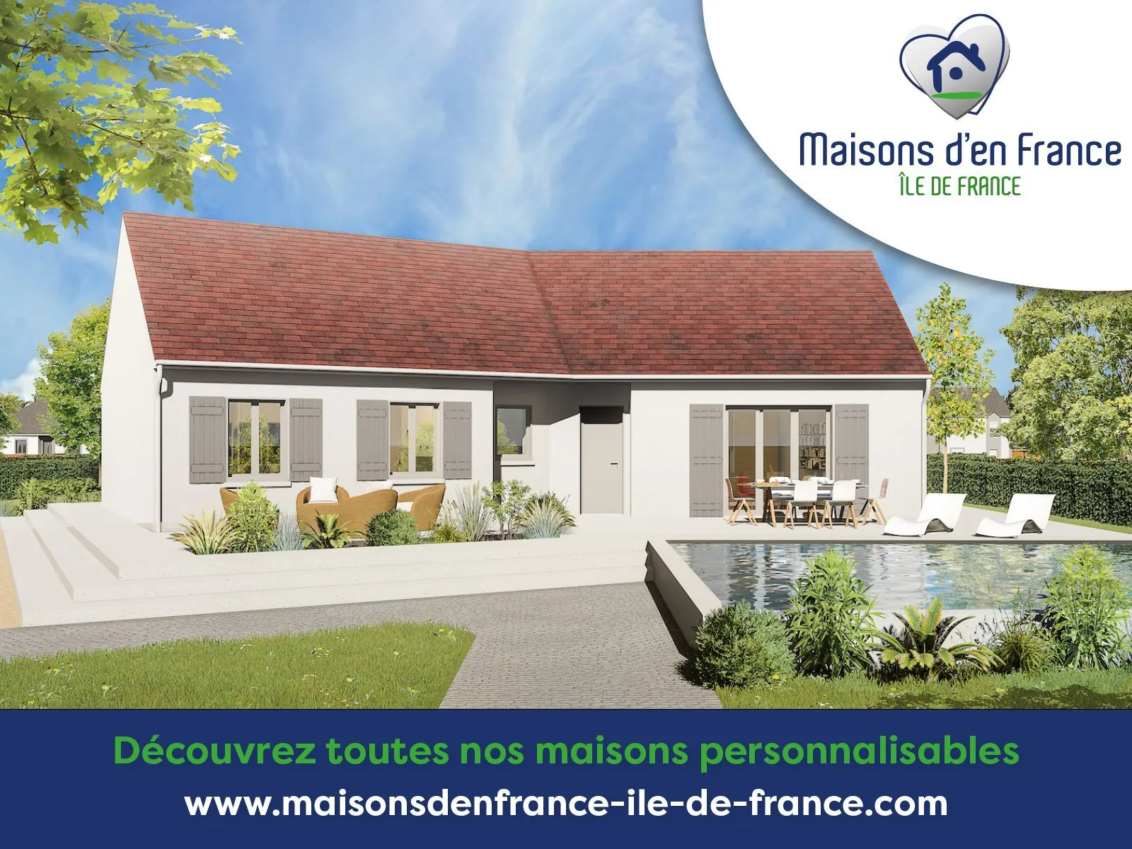 Maison neuve 90 m² à Saint-Michel-sur-Orge (91240)