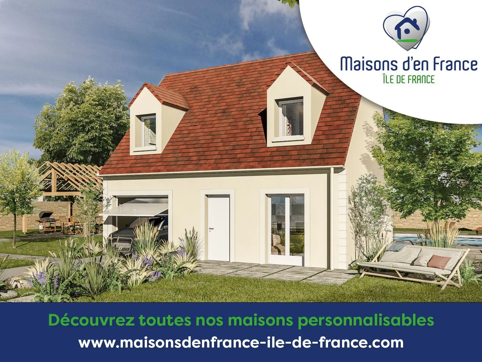 Maison neuve 90 m² à Saint-Michel-sur-Orge (91240)