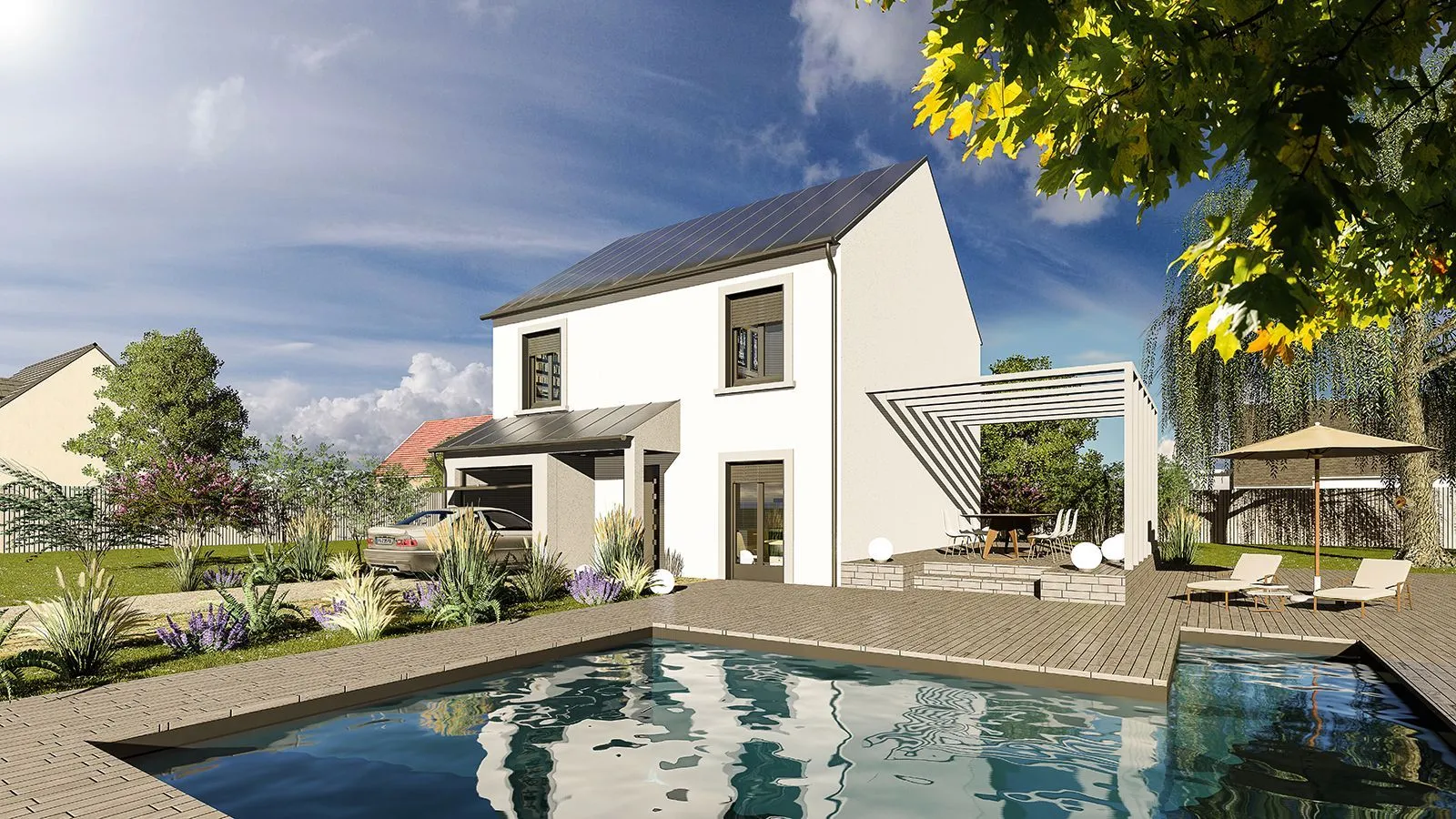 Maison neuve 90 m² à Neuilly-en-Thelle (60530)