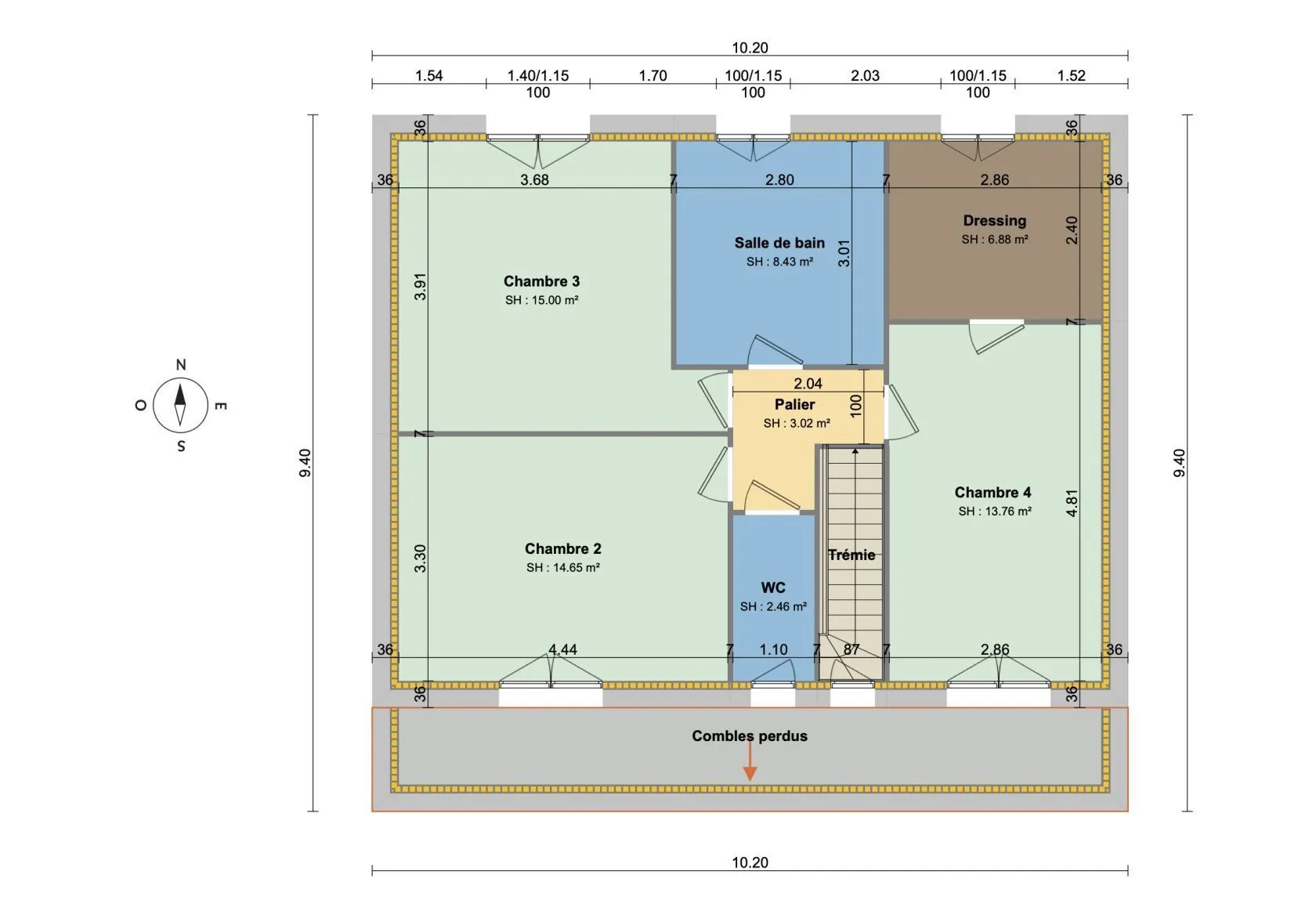 Maison neuve 127 m² à L'Haÿ-les-Roses (94240)