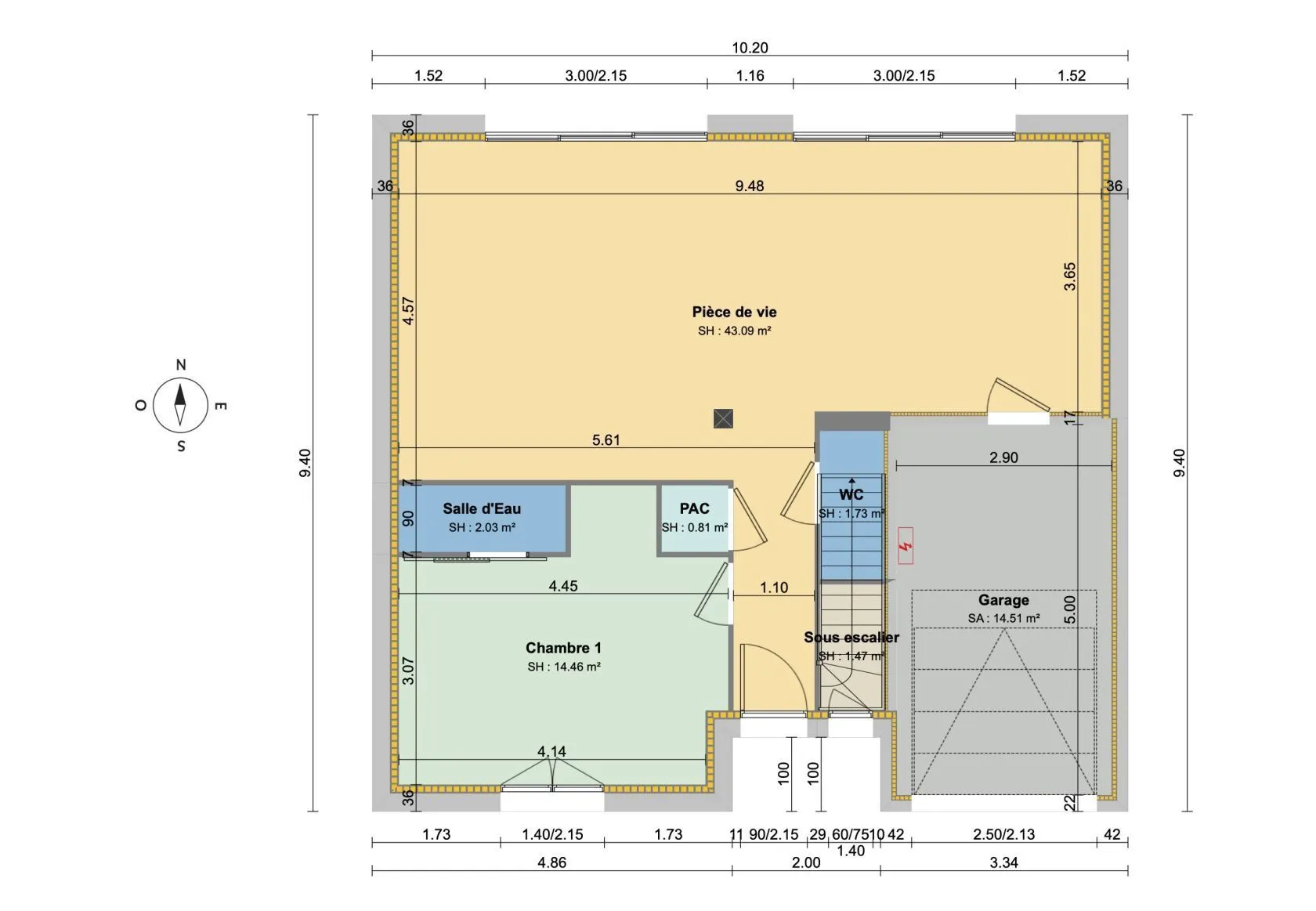 Maison neuve 127 m² à L'Haÿ-les-Roses (94240)