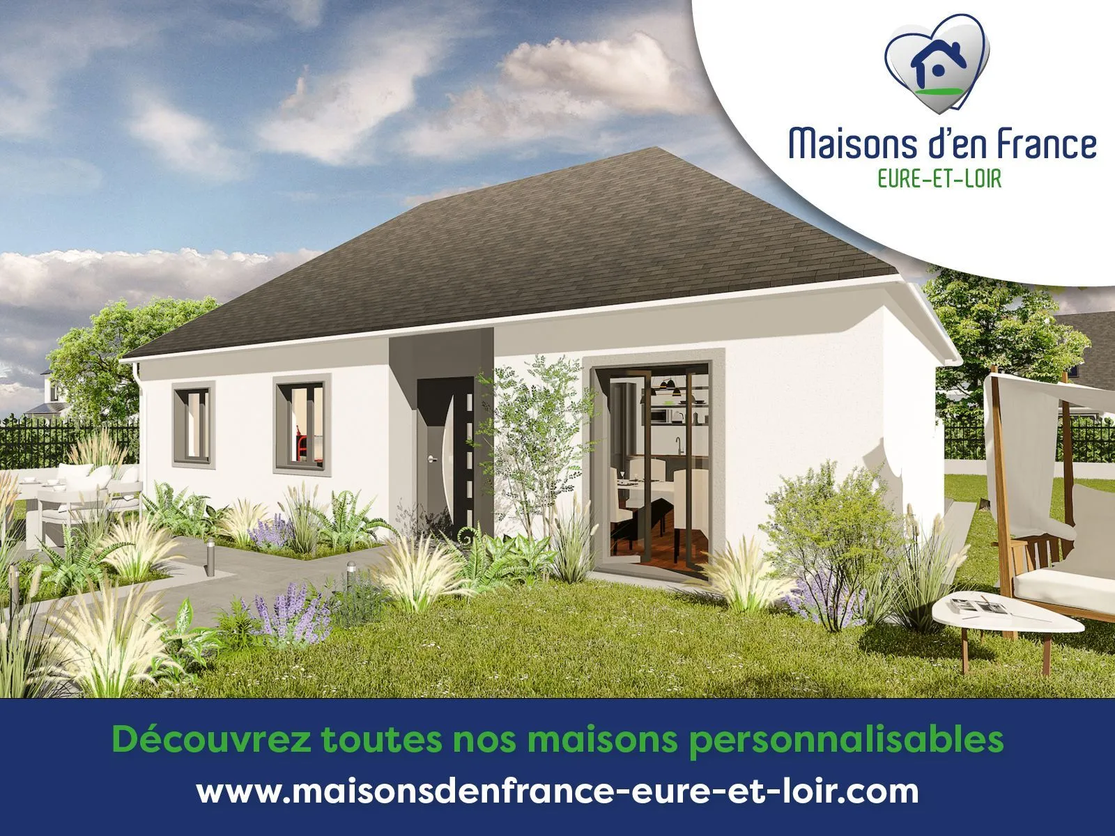 Maison neuve 80 m² à Voves (28150)