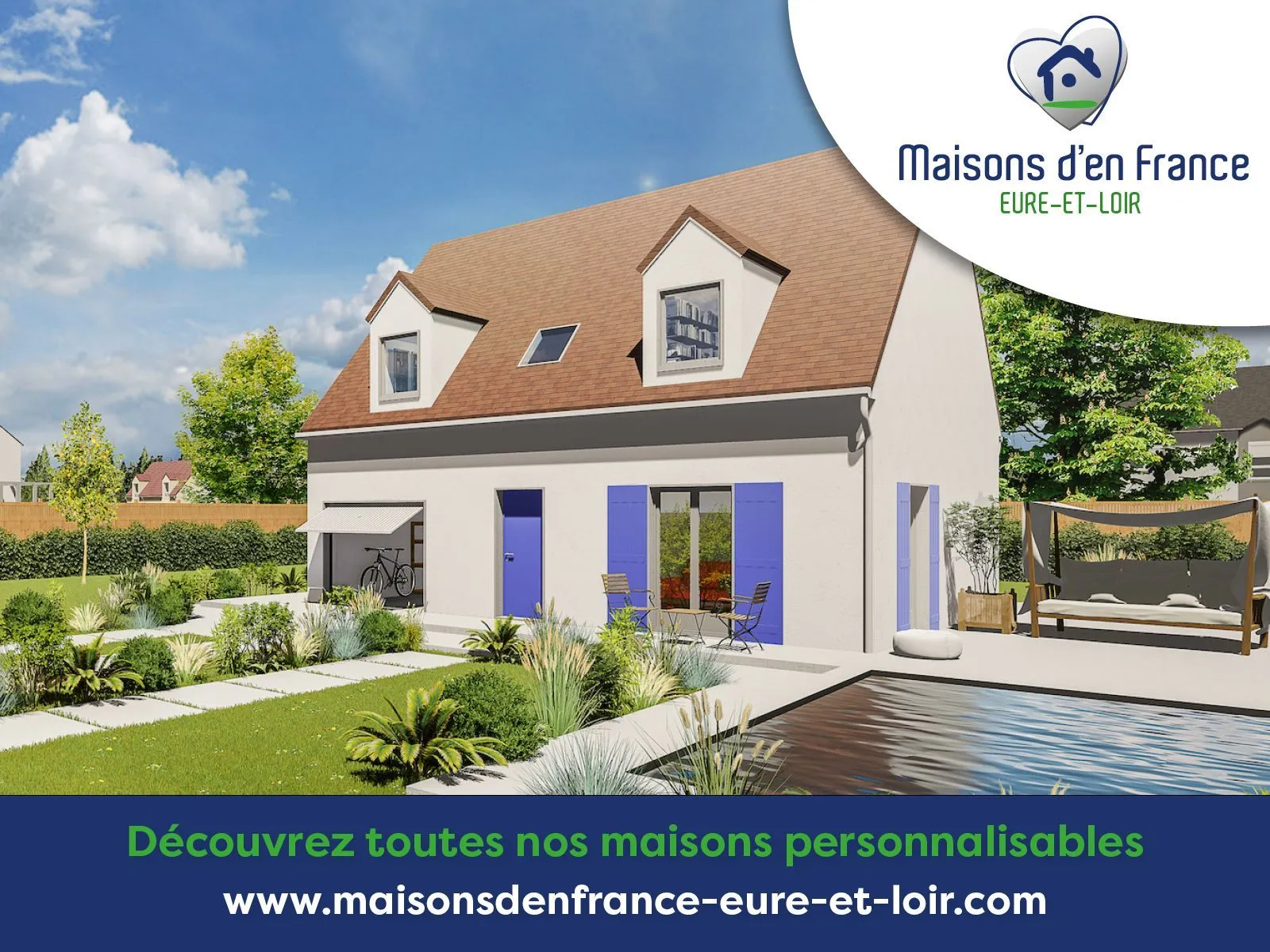 Maison neuve 80 m² à Voves (28150)