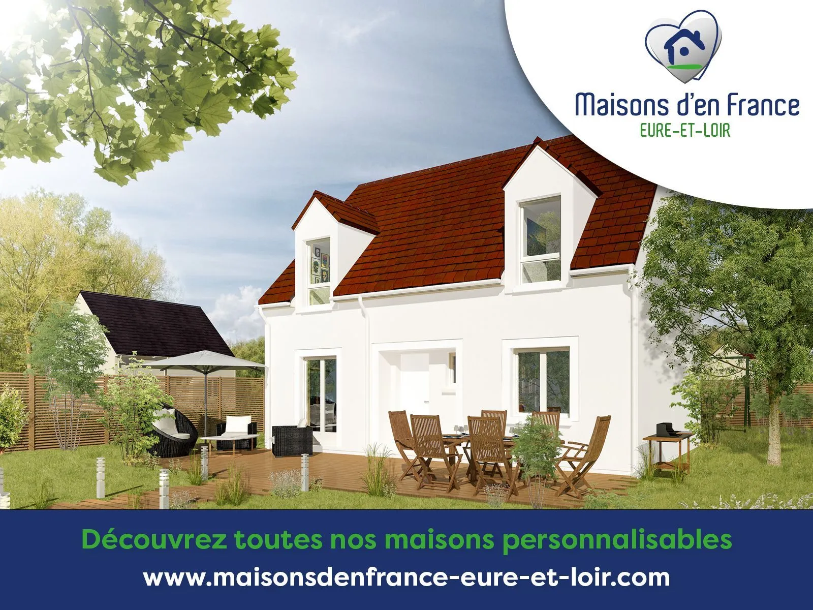 Maison neuve 80 m² à Voves (28150)