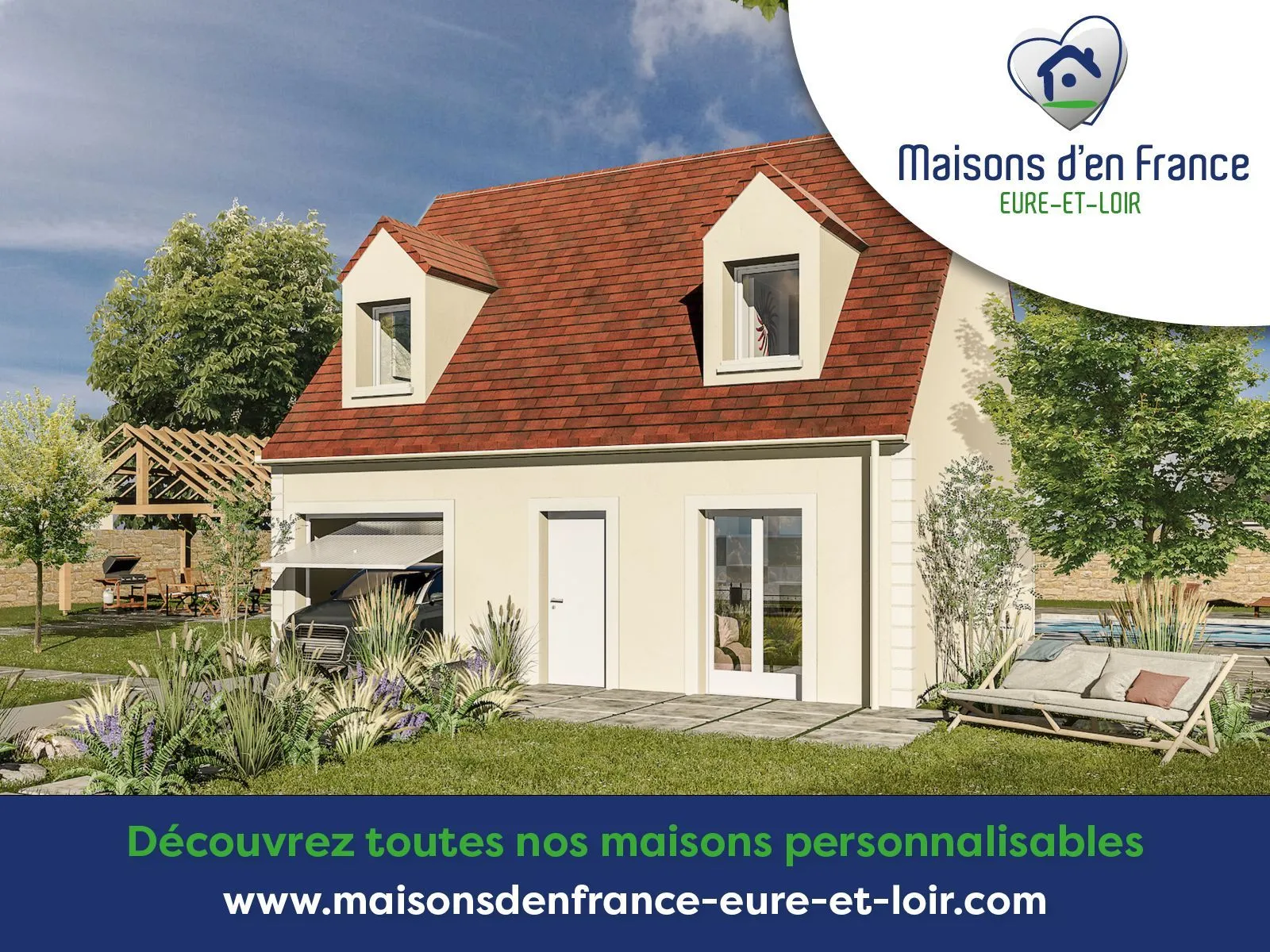 Maison neuve 80 m² à Voves (28150)