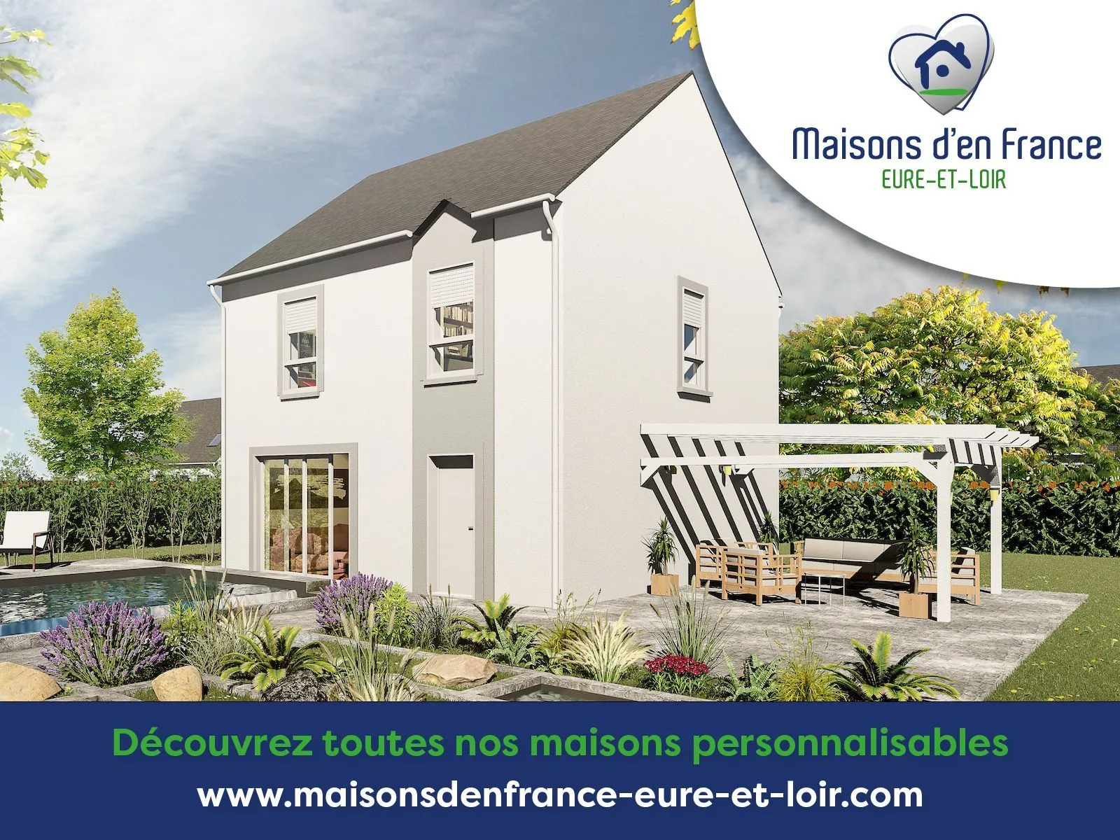 Maison neuve 80 m² à Voves (28150)