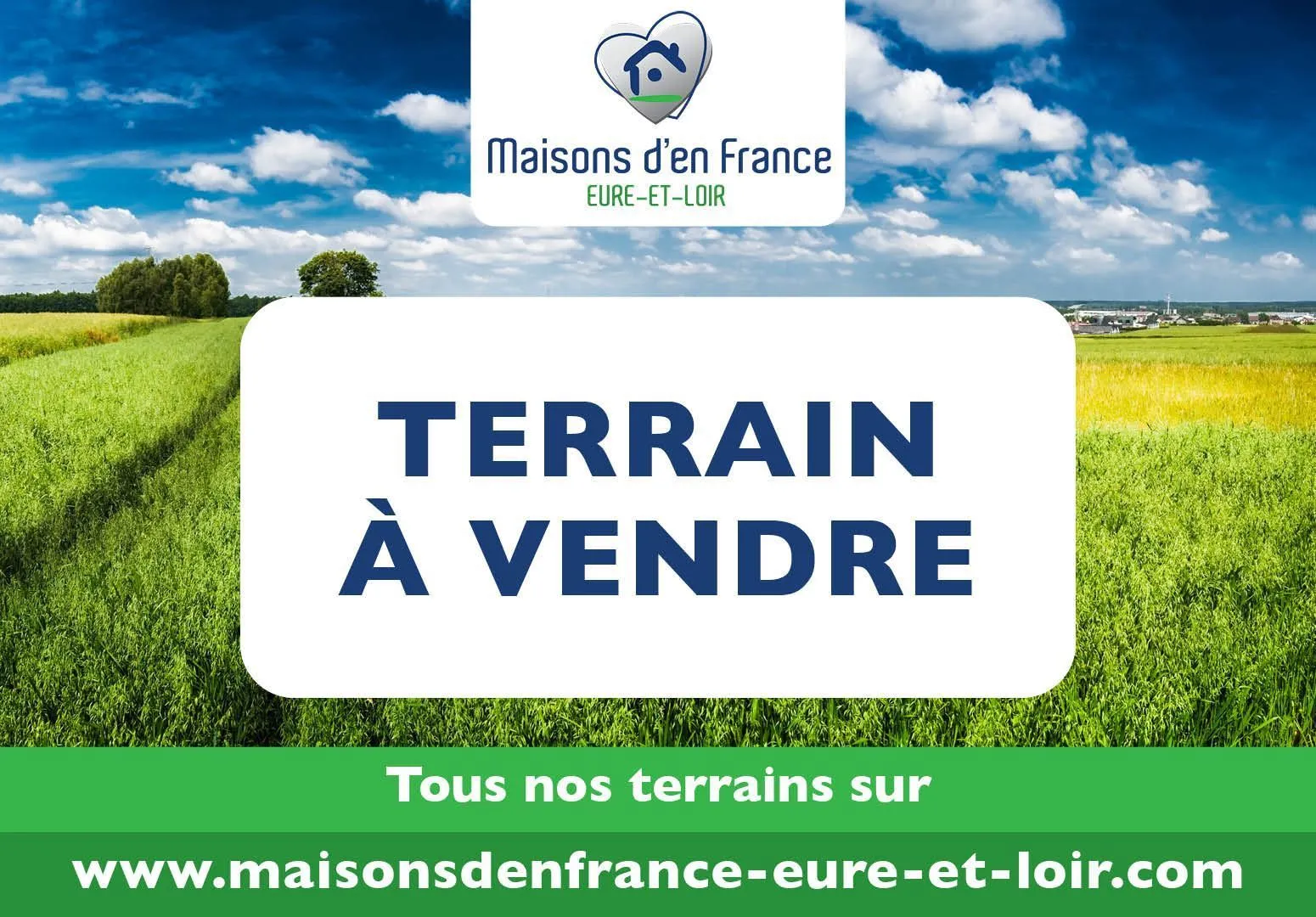 Terrain à bâtir 435 m² à Tréon (28500)