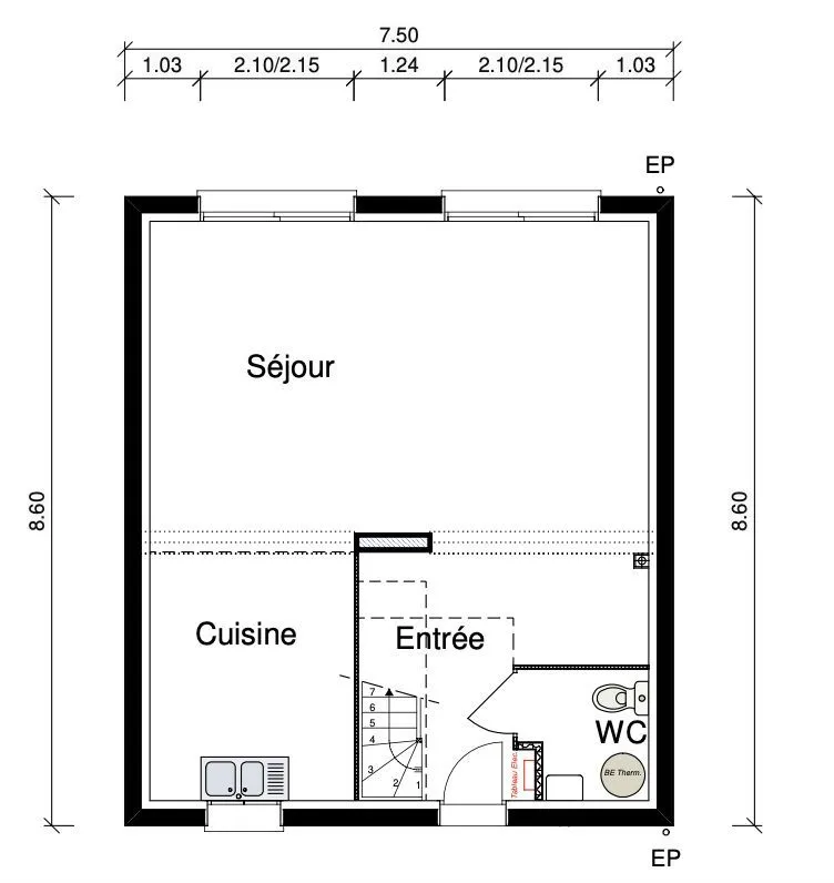 Maison neuve 101 m² à Boutigny-Prouais (28410)