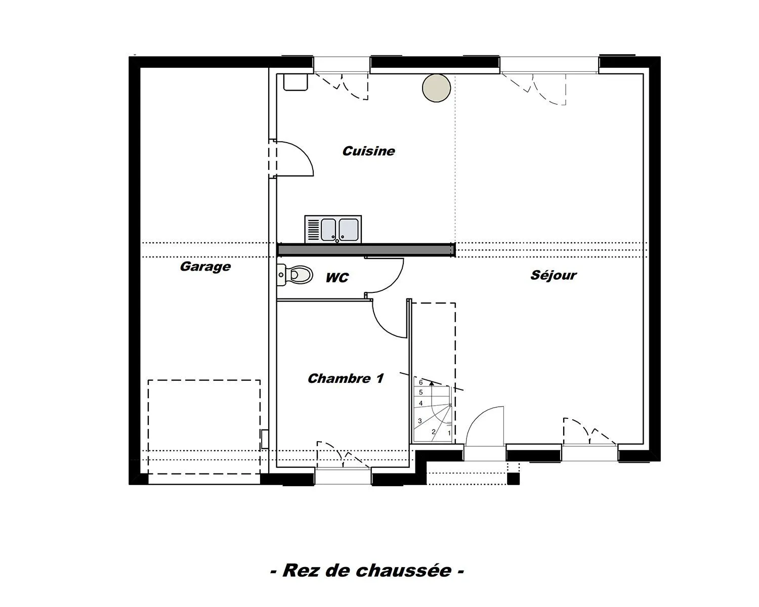 C-Séléné-R+C Gi 110 T7 - 2l+3v — modèle de maison
