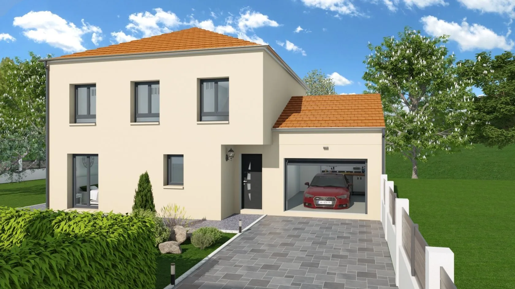 Maison neuve 84 m² à Ablis (78660)