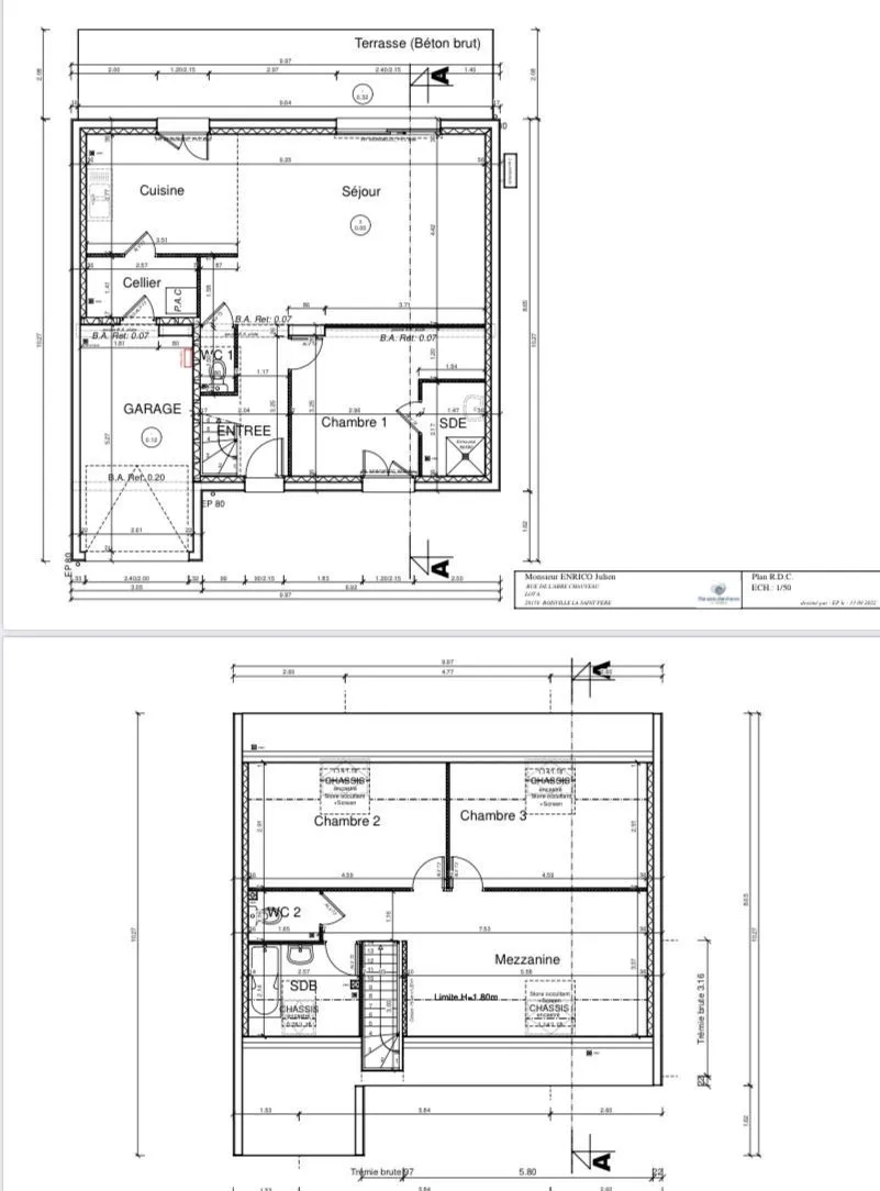 Maison neuve 82 m² à Boisville-la-Saint-Père (28150)