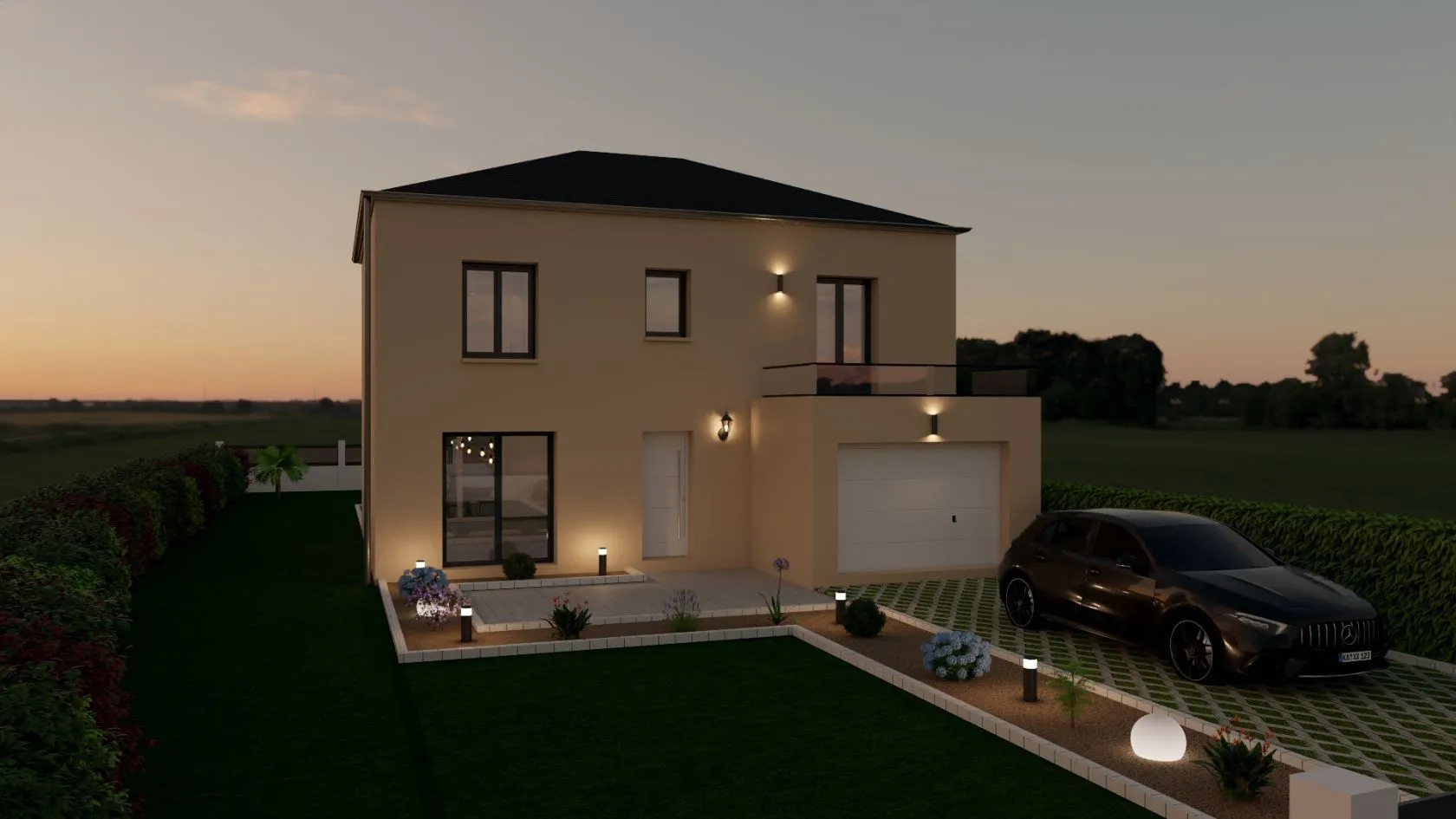 Maison neuve 90 m² à Boinville-le-Gaillard (78660)