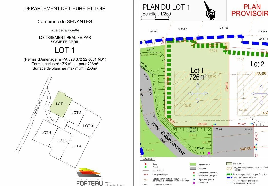 Terrain à bâtir 727 m² à Épernon (28230)