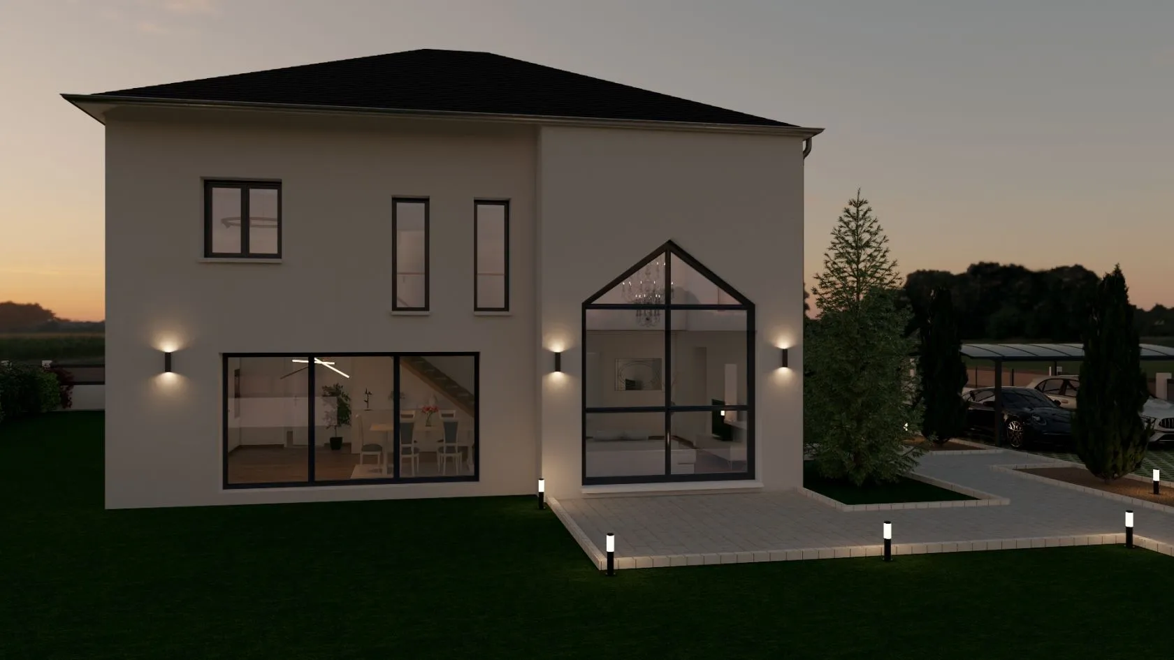 Maison neuve 122 m² à Nogent-le-Phaye (28630)