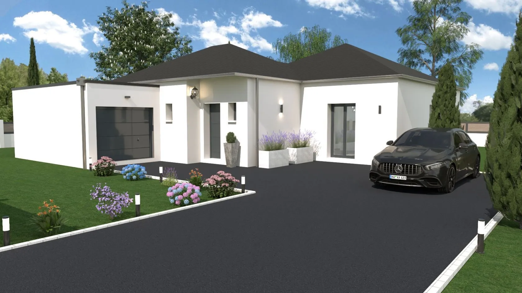 Maison neuve 98 m² à Soindres (78200)