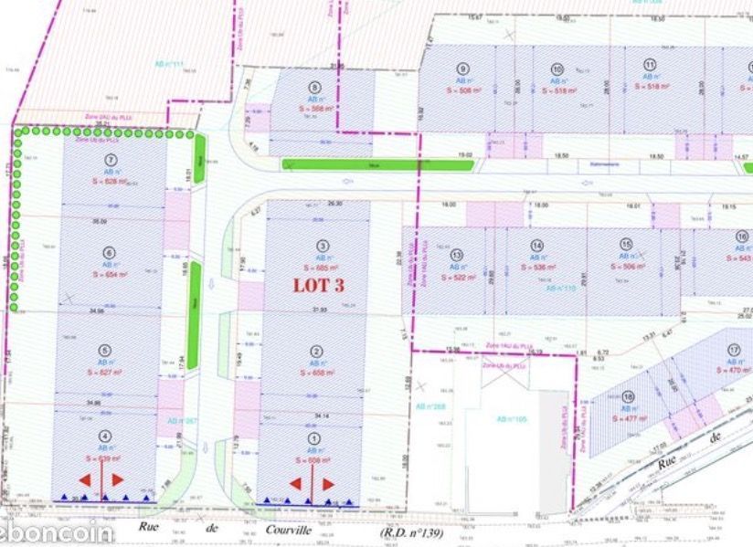 Terrain à bâtir 536 m² à Saint-Arnoult-des-Bois (28190)