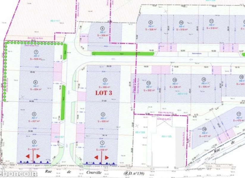 Terrain à bâtir 536 m² à Saint-Arnoult-des-Bois (28190)