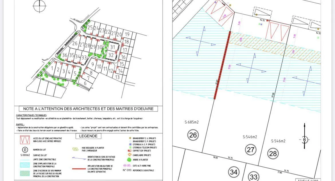 Terrain à bâtir 546 m² à Chartres (28000)