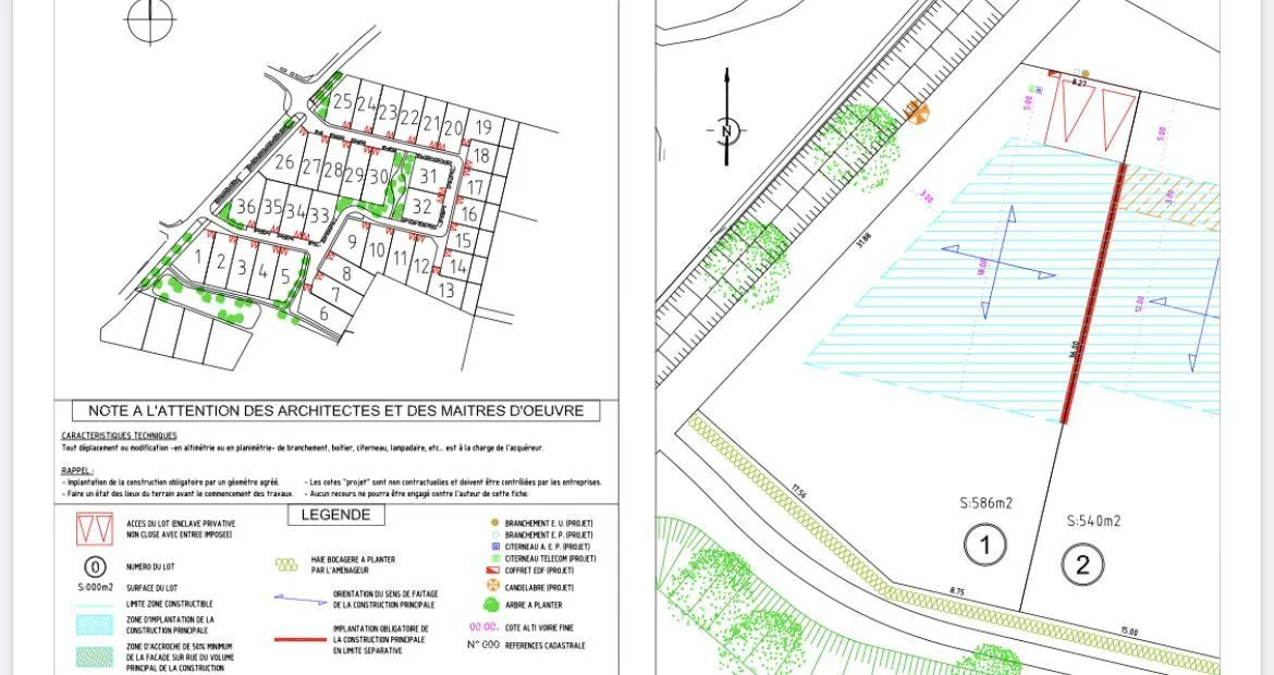 Terrain à bâtir 586 m² à Chartres (28000)