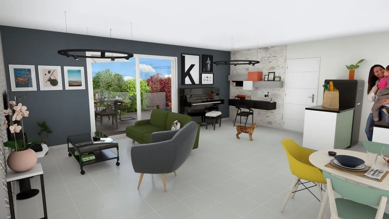Maison neuve 88 m² à Saint-Affrique (12400)