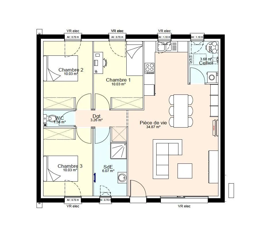 Evolution 2c - 3ch79 — modèle de maison