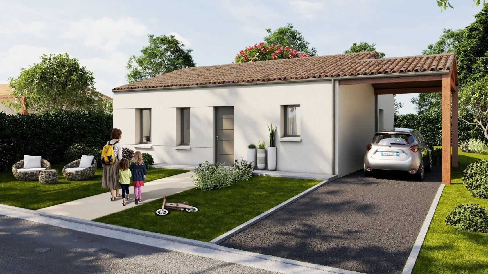 Maison neuve à Saint-Aubin-du-Plain