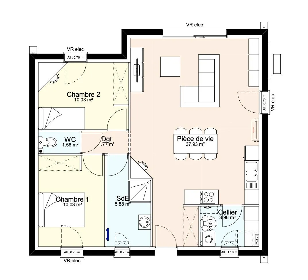 Evolution 1a - 2ch71 — modèle de maison