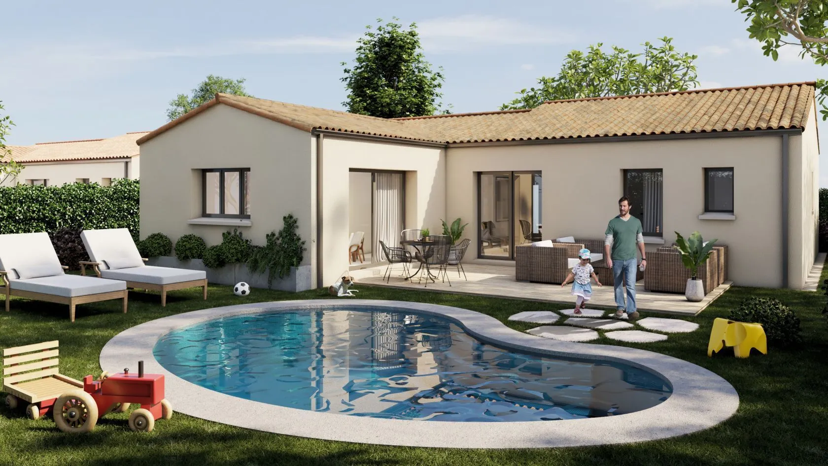 Maison neuve 95 m² à Mauléon (79700)