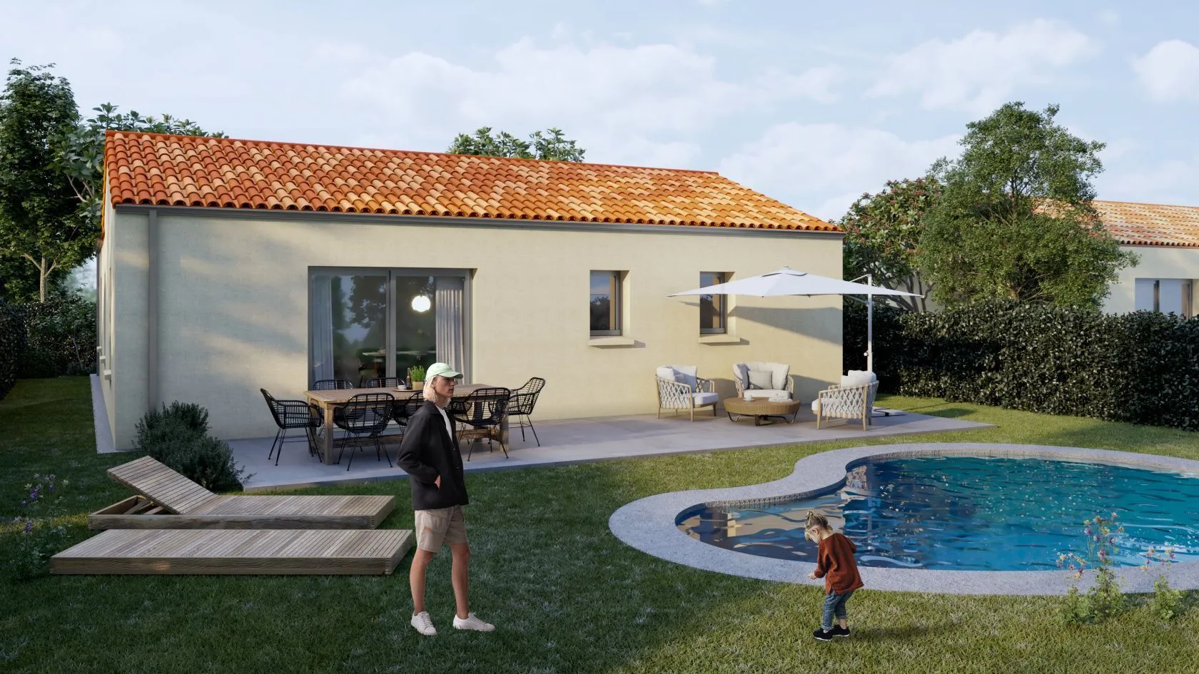 Maison neuve 88 m² à Bouillé-Loretz (79290)