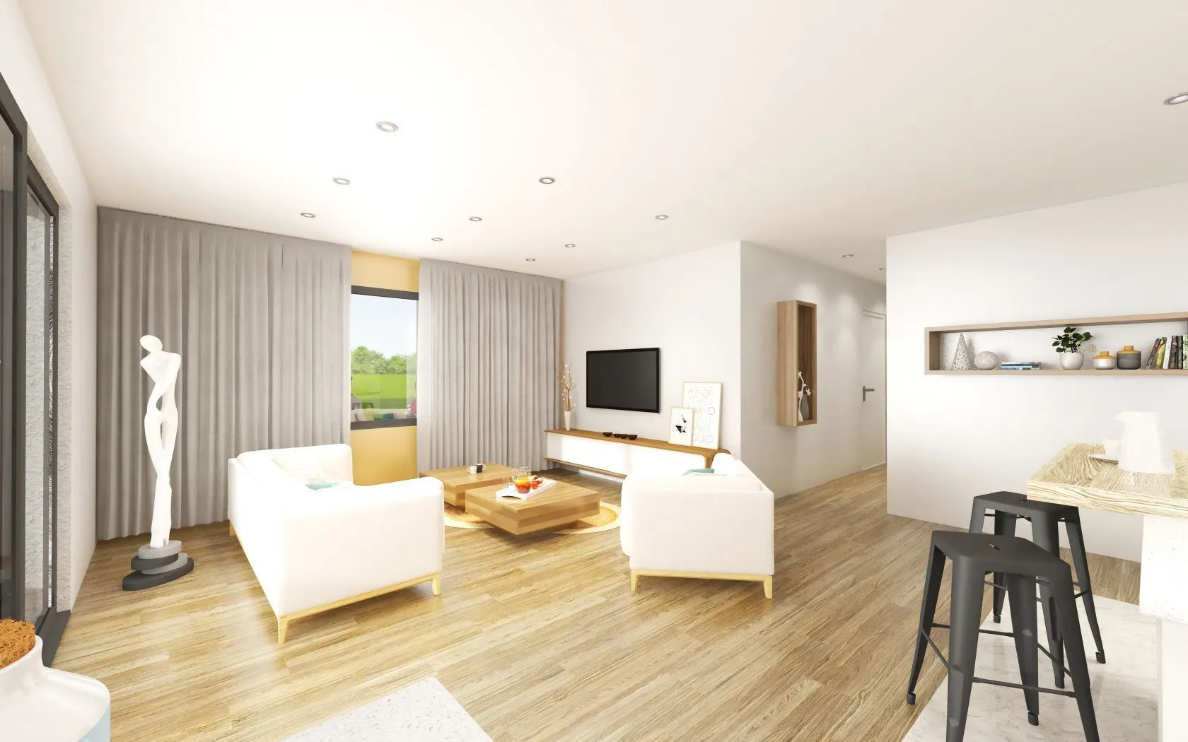 Maison neuve 89 m² à Aiffres (79230)