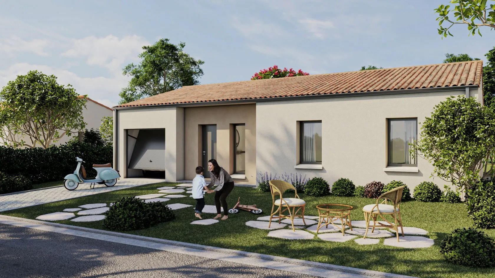 Maison neuve à Saint-Aubin-du-Plain