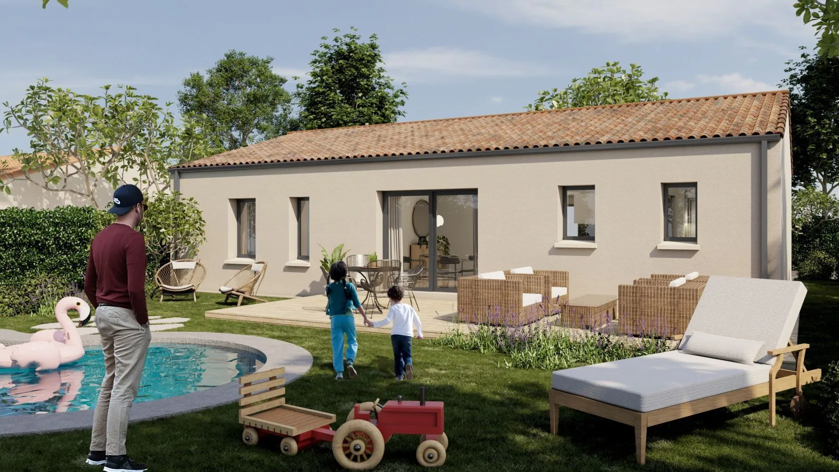 Maison neuve 89 m² à Saint-Marc-la-Lande (79310)