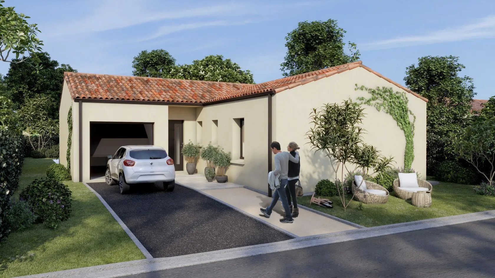 Maison neuve 89 m² à Aiffres (79230)