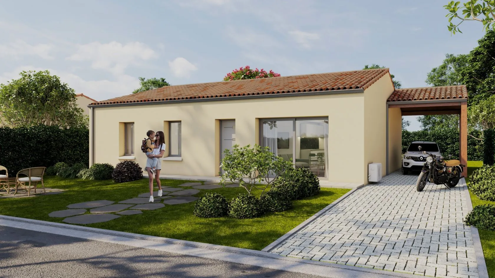 Maison neuve à Saint-Aubin-du-Plain