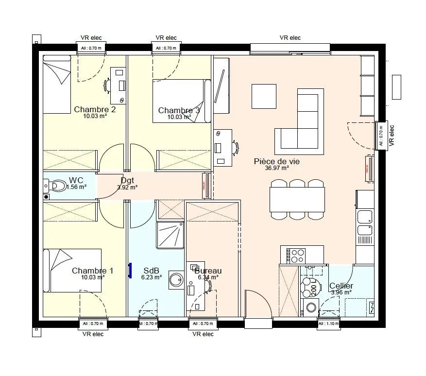 Evolution 3a - 3ch89 — modèle de maison