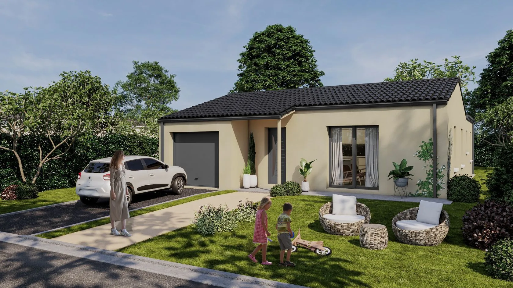 Maison neuve 86 m² à Loudun (86200)