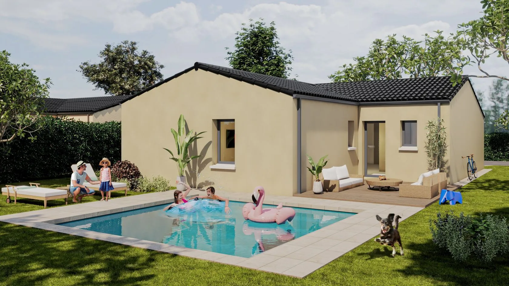 Maison neuve 86 m² à Loudun (86200)
